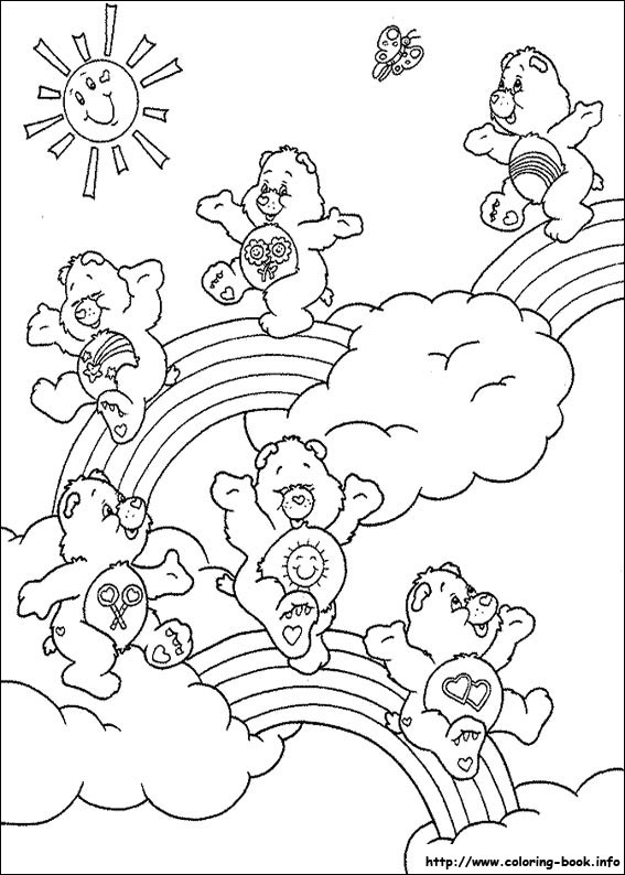 The Care Bears coloring picture